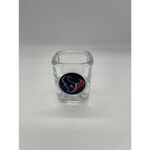 Houston Texans Shot Glass New w/ Sticker NFL